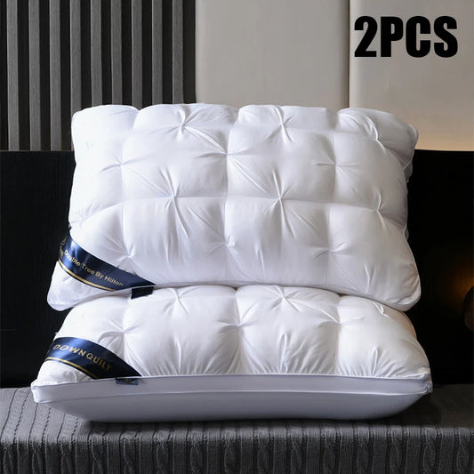 2-Piece Sleep Pillow Set, Soft Supportive Bed Pillows