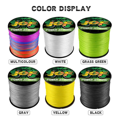 JOF 4 Braided x4 Strands 300M 100M Fly Fishing Line Multifilament