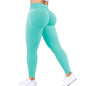 Seamless Women Solid Waist Yoga Pants