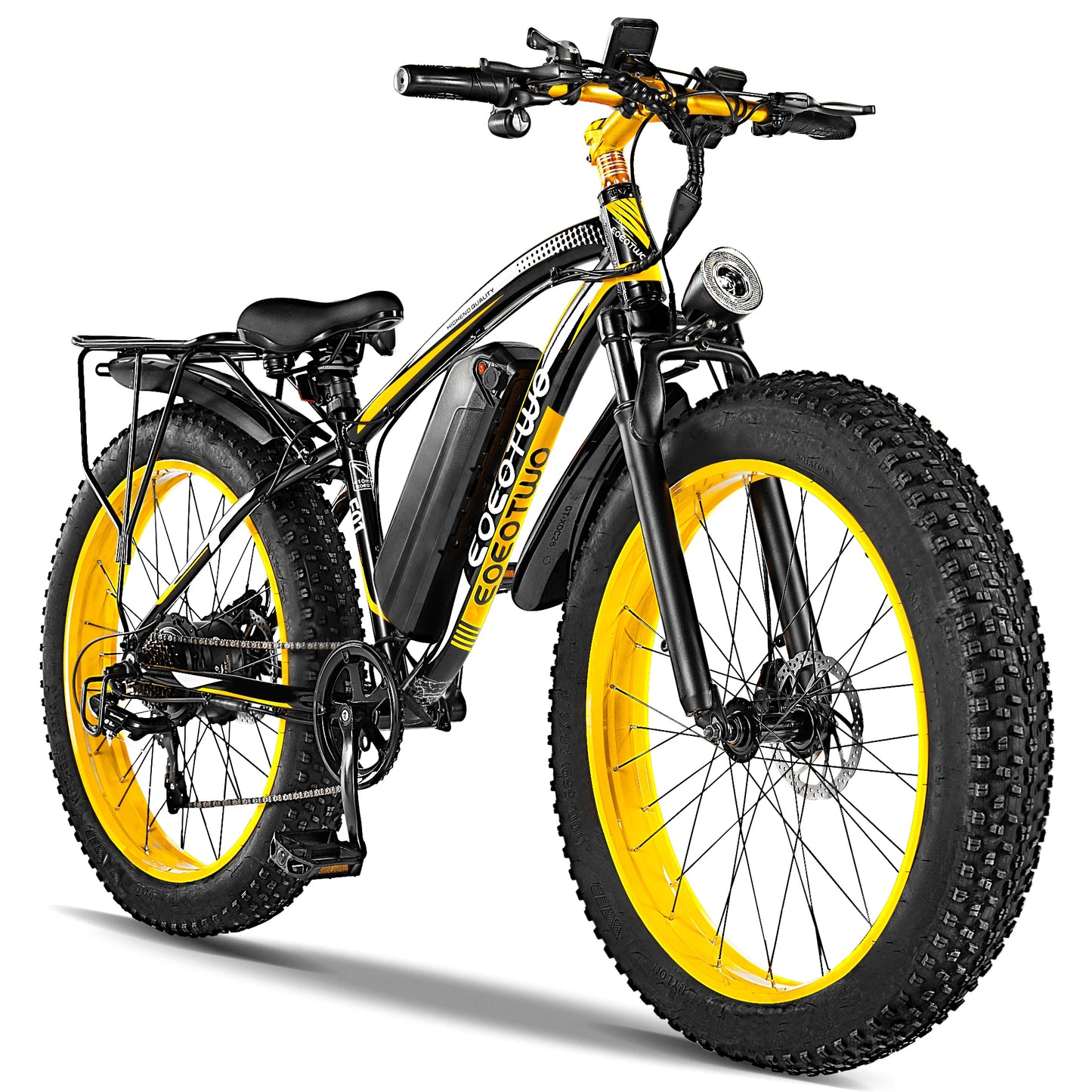 EOEOTWO E01 Electric Bike,26"x4.0 Fat Tire Ebike for Adults,