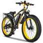 EOEOTWO E01 Electric Bike,26"x4.0 Fat Tire Ebike for Adults,