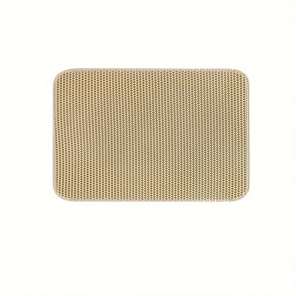 1Pc Large Size Cat Litter Mat-Advanced Honeycomb Double Layer