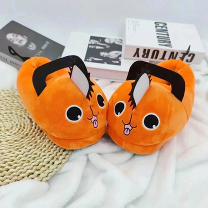 Chainsaw Home Slipper Womens Winter Warm Fuzzy