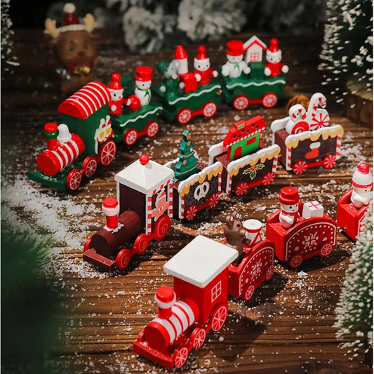 Christmas Wood Train Decoration,Christmas Ornaments