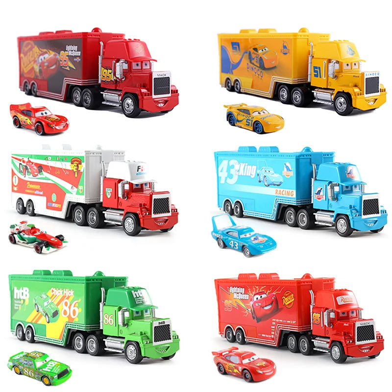 Disney Pixar Cars And Trucks Toy Set The King Cruz