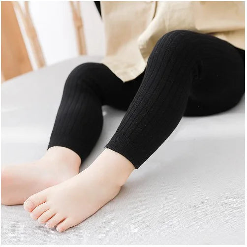 1-6 Years Girls Toddler Baby Basic Ribbed Sweater and Leggings