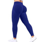 Seamless Women Solid Waist Yoga Pants