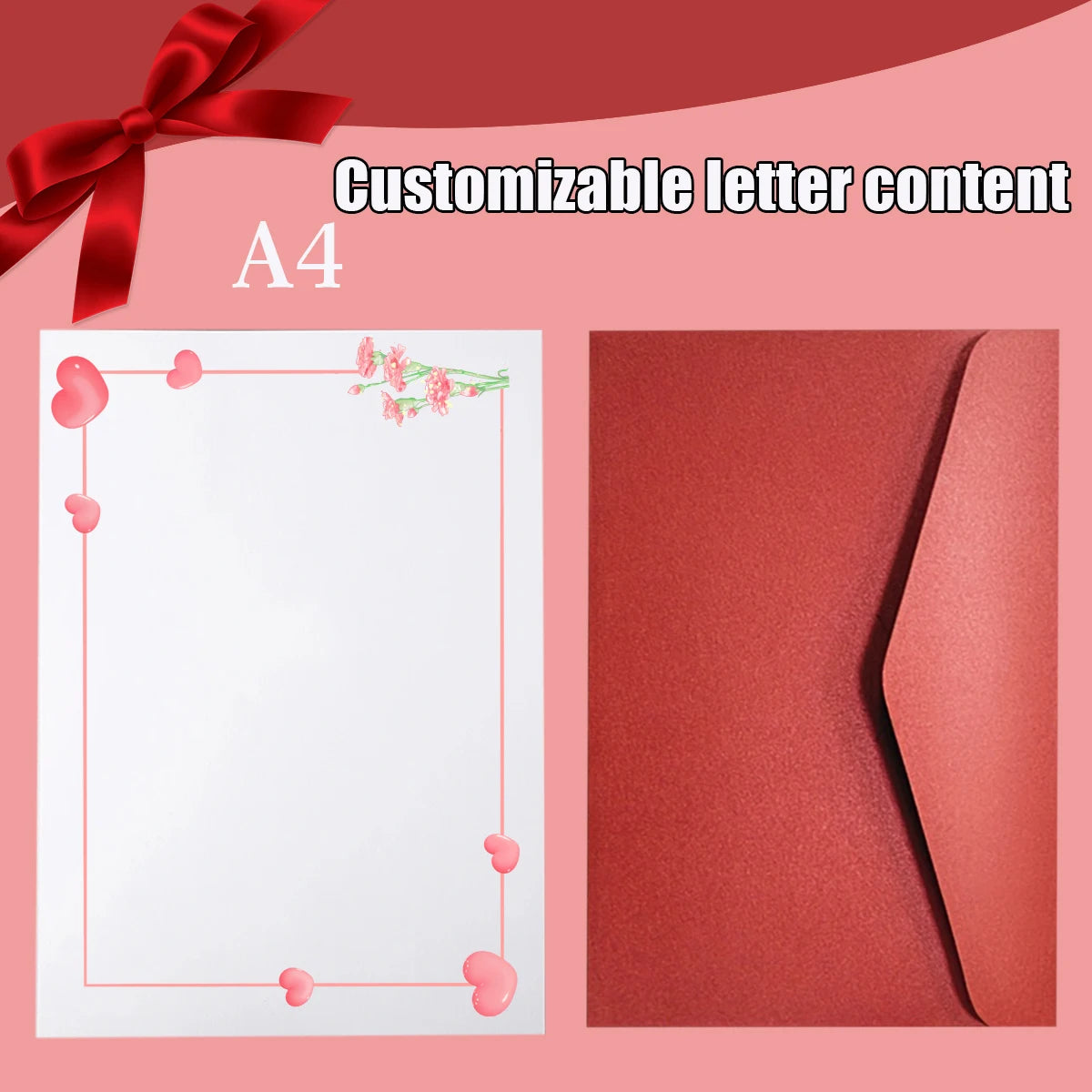 DIY Custom envelopes letter, Valentine's Day letter customization,