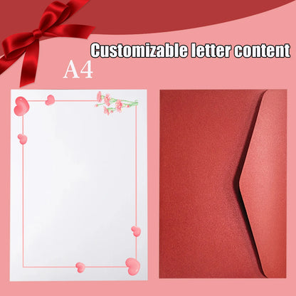 DIY Custom envelopes letter, Valentine's Day letter customization,