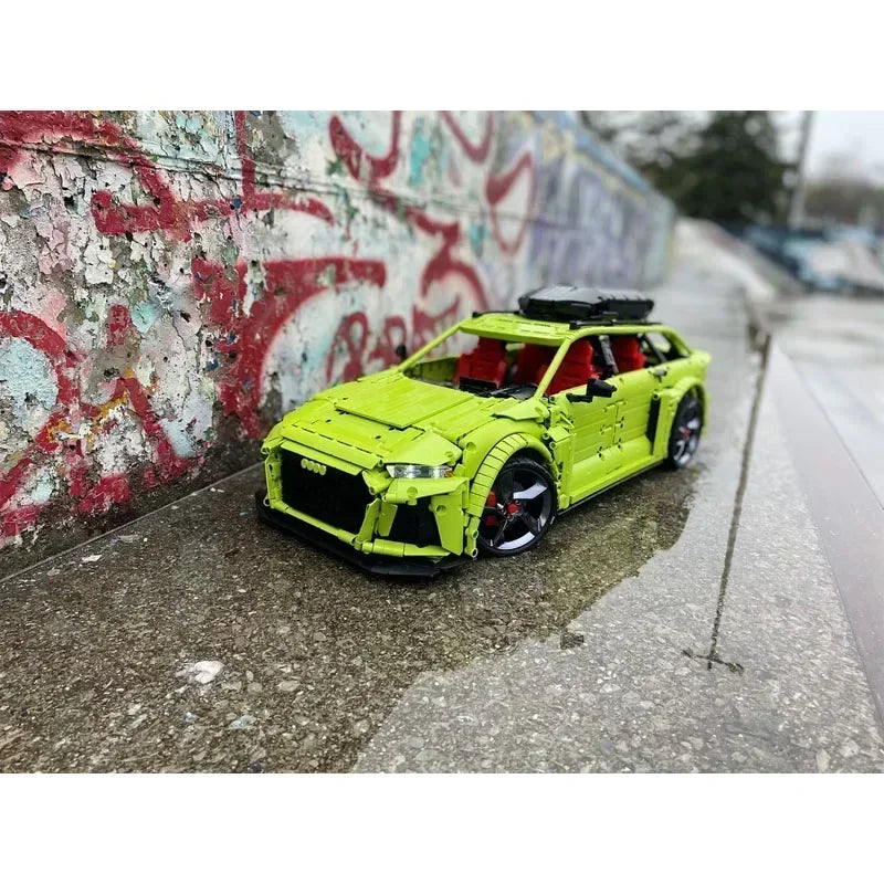 MOC-150275New RS6 Urban Sports Car Building Block Model