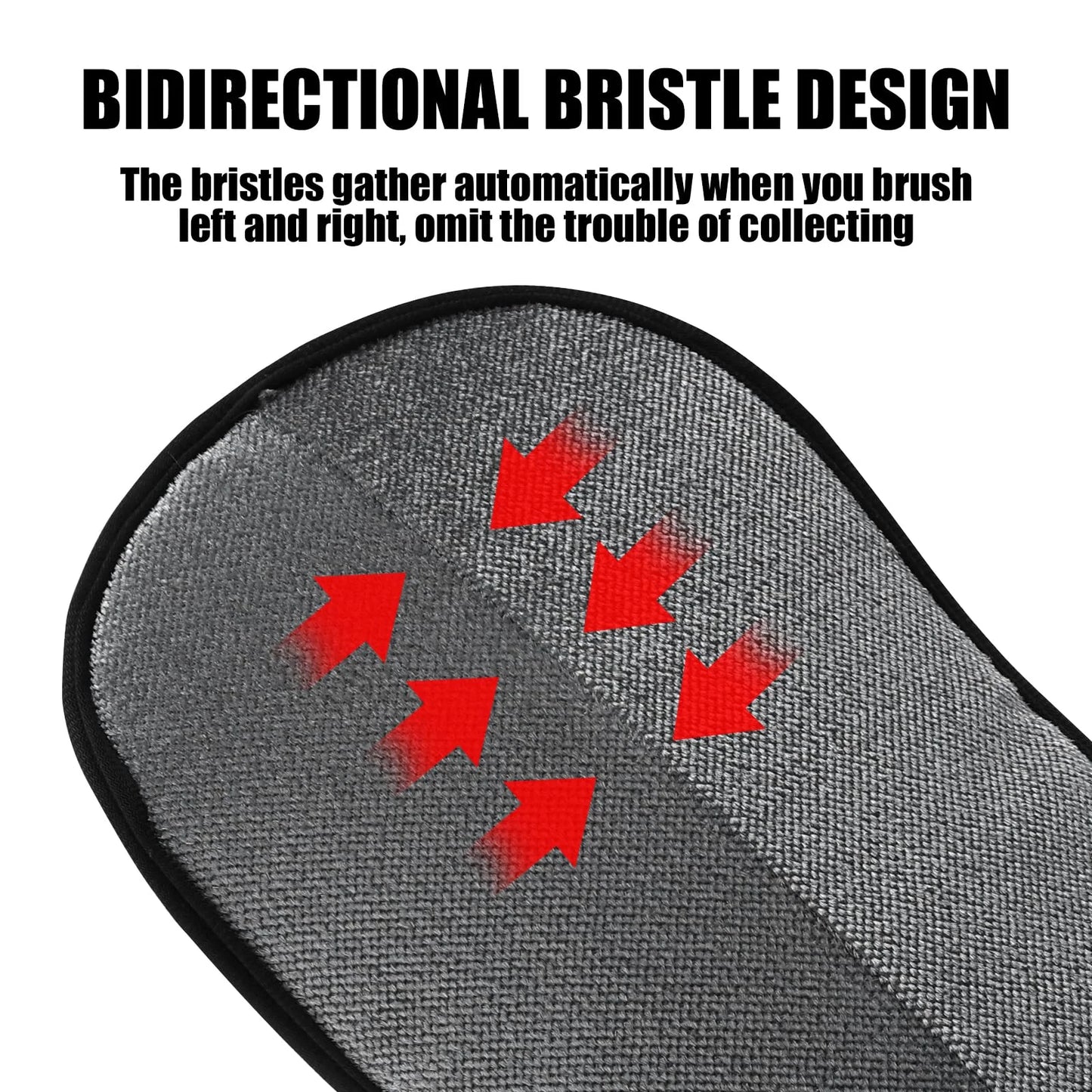 Pet Hair Removal Tool Reusable Static Removal Gloves, Double-Sided Grooming