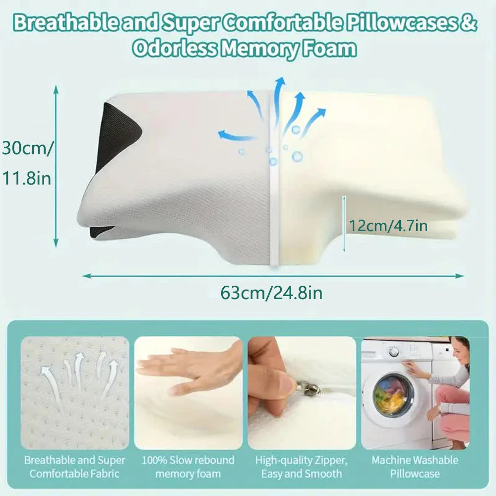 Butterfly Sleep Memory Neck Pillow Slow Rebound Comfortable