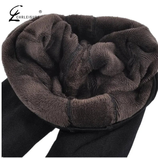 8 Colors S-XXL Winter Warm Leggings Women High Waist