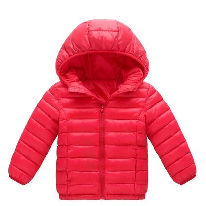 Winter Kids Warm Down Coats Autumn Children Cotton-Padded J