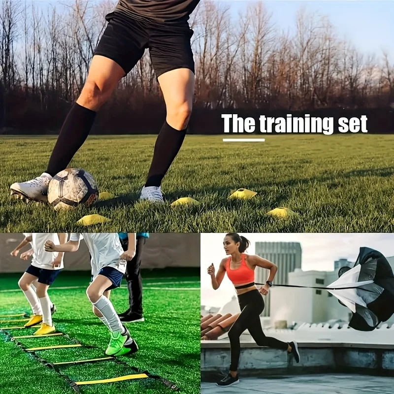 1 Set Soccer Training Agility Ladder , Spikes, Obstacles
