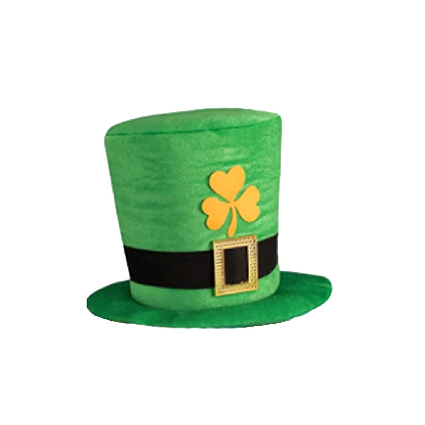 Saint Patricks Day Top Hat Holiday Fake Beard Green