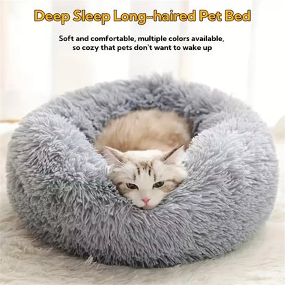 Soft Pet Cat Bed Pad Plush Warm Faux Fur dog