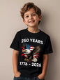 T-Shirt for Kids America 250th Birthday Eagle Flag 250 Years