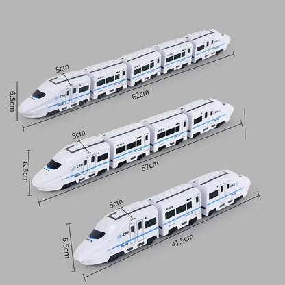 Kids DIY Simulation High Speed Railway Train Toy Car