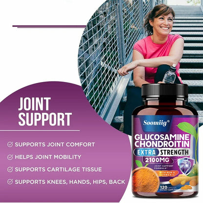 Glucosamine Chondroitin Turmeric MSM - Triple Strength,