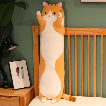 50/70/90/110/130cm Funny Joy Cute Soft Long Cat Plush Toys