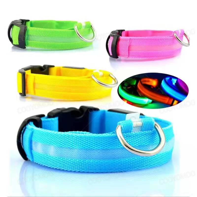 3 Modes Dog Luminous Charge Collar Led Usb Cat Dogs