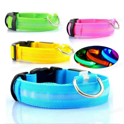 3 Modes Dog Luminous Charge Collar Led Usb Cat Dogs