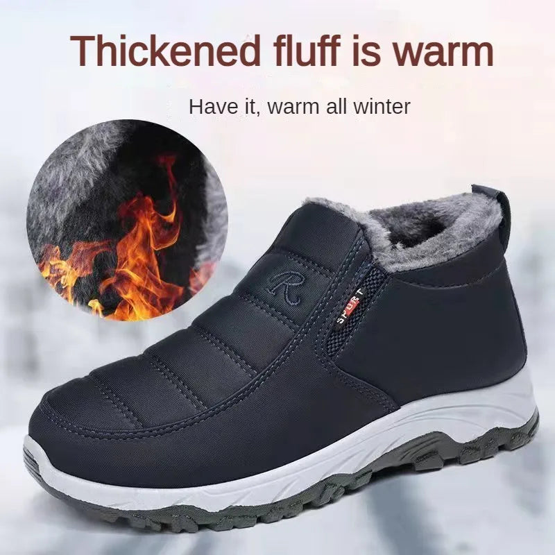 Men's Shoes Autumn Winter Casual Cotton Warm Wear Resistant
