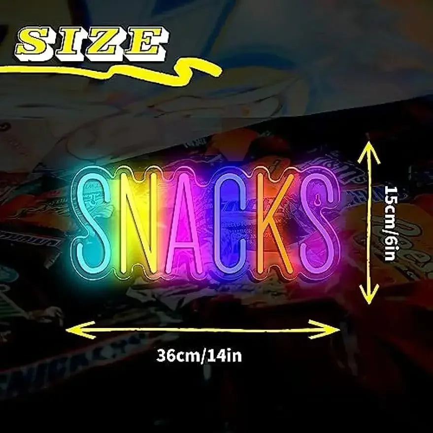 Neon Signs For Wall Decor,Snack or Coffe Bar