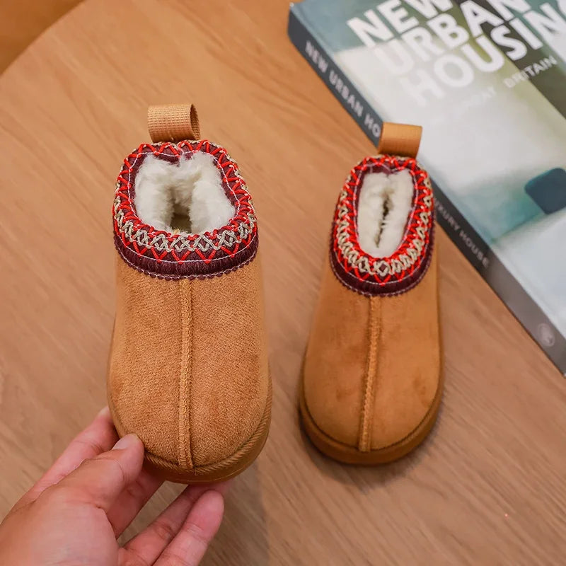 2025 New Fashion Children's Ankle Boots Soft Winter Causal Girls
