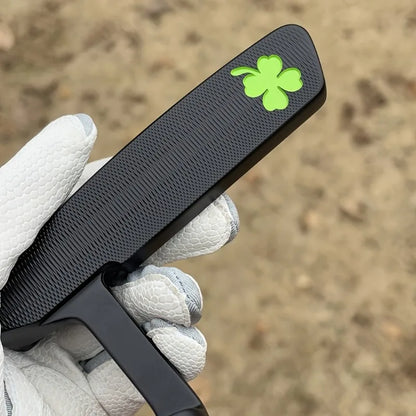 1pc Black Lucky Clover Golf Putter, Club Size 32-36 inches, Equipped with Head Protection, Golf Accessories, Detachable ﻿