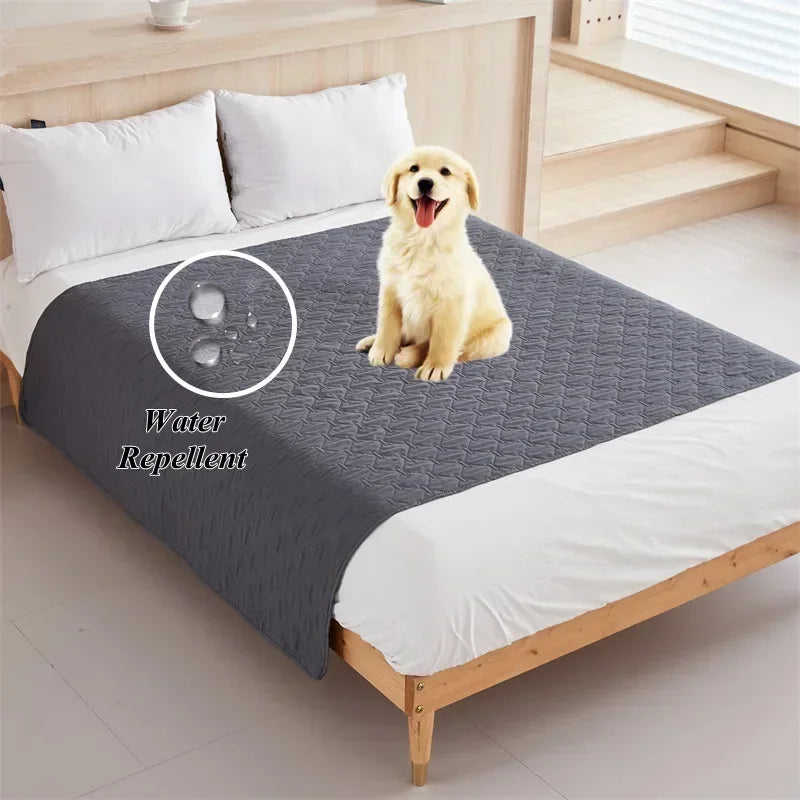 Water Repellent Bedspread on The Bed King Size