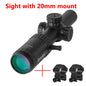 1-5X24 Tactical Optical Rifle Scope Red and Green