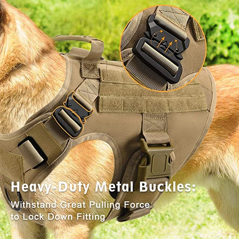 Tactical Military Vest Pet German Shepherd Golden Retriever