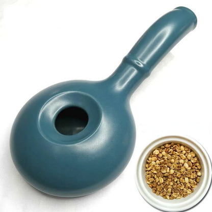 1pc Ceramic Coffee Roaster Home Roasting Pot