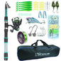 1.8m 2.1M Fishing Rod and Reel Line Lure Set Carbon