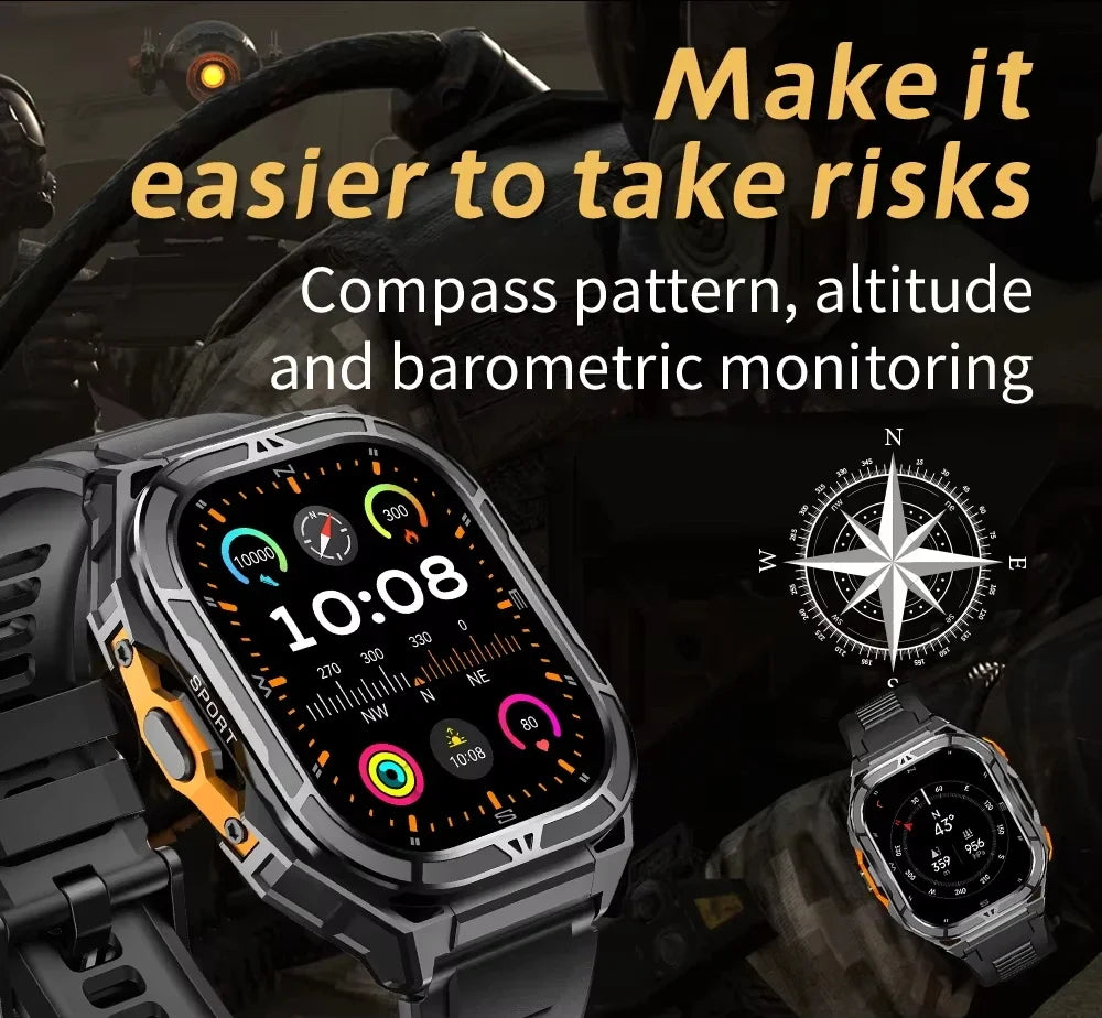 2025 New GPS Track Smart Watch Men