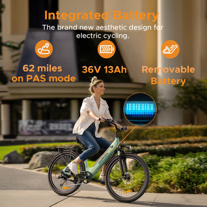 ENGWE HillMiles MileCity 1 26'' Commuter Electric Bicycle