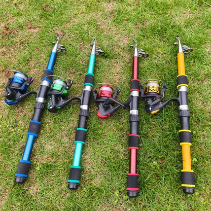 1.8m 2.1M Fishing Rod and Reel Line Lure Set Carbon