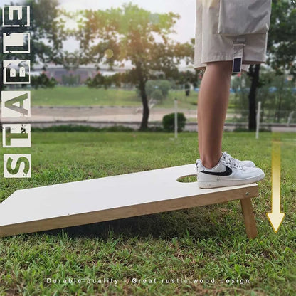 Solid Wood Premium Cornhole Game Board