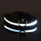 Light Up LED Pet Dog Collar Safety Night Walking Flashing Glow