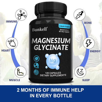 Magnesium Glycinate Supplement - High Strength for Muscle