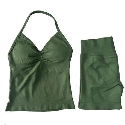 2 Pieces Set Yoga Dfyoga Leggings Set   Women