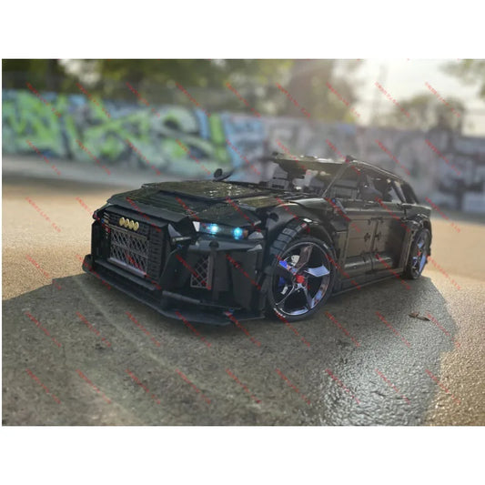 MOC-150275New RS6 Urban Sports Car Building Block Model