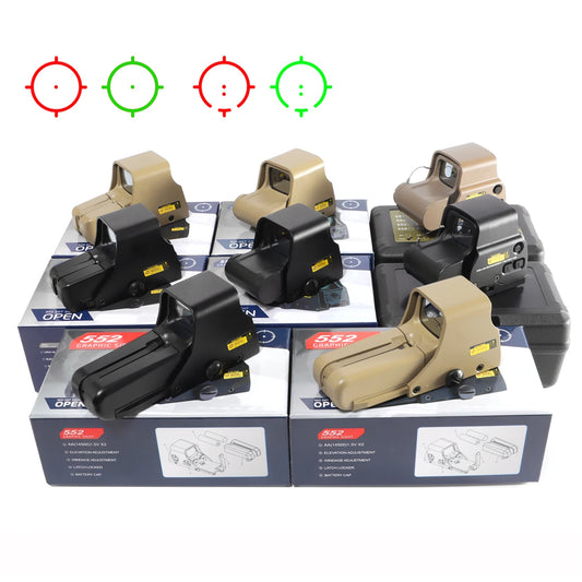 551 552 553 558 Red Green Dot Holographic Sight Scope