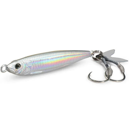 Metal Jig Bait 20g 30g 40g Spinner Sinking 3D Eye Color