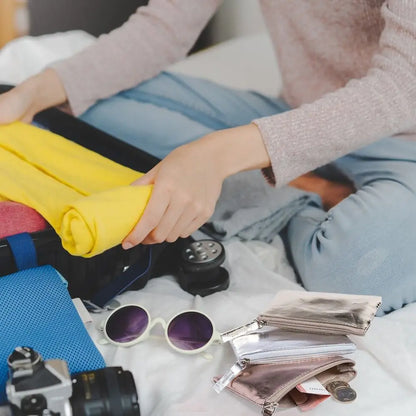 Portable Soft PU Leather Coin Purses Storage