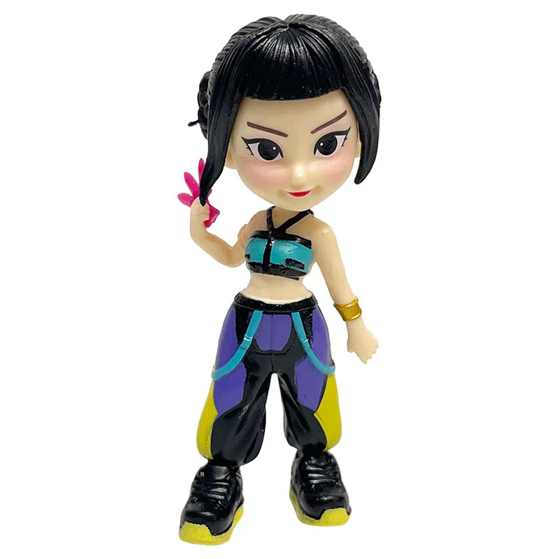 6pcs/Set Kpop Demon Hunters Figure Toy Cartoon