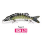VTAVTA 10/14cm Sinking Wobblers Fishing Lures Jointed
