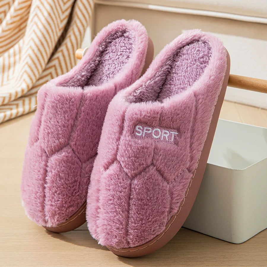 Cotton Slippers for Women in Autumn and Winter, Indoor